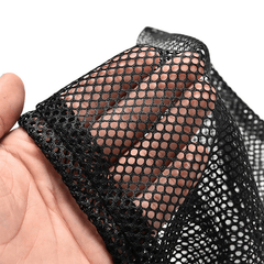 Durable Nylon Mesh Drawstring Laundry Bag for Beach Toys Swimming Camping Travel