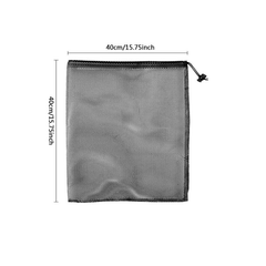 Durable Nylon Mesh Drawstring Laundry Bag for Beach Toys Swimming Camping Travel