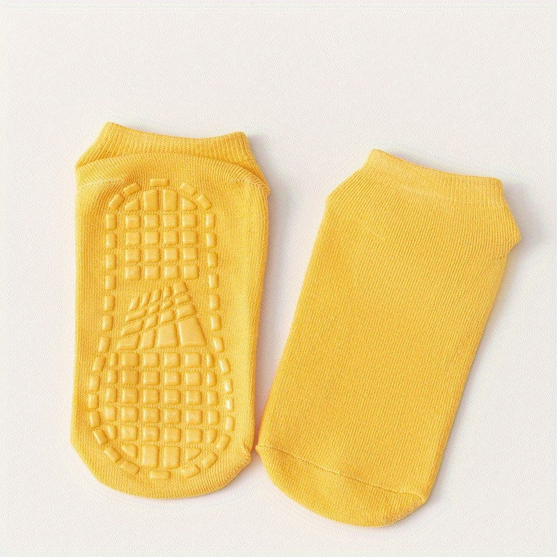 Women's Non Slip Yoga Grip Socks - Anti Skid Pilates Fitness Socks