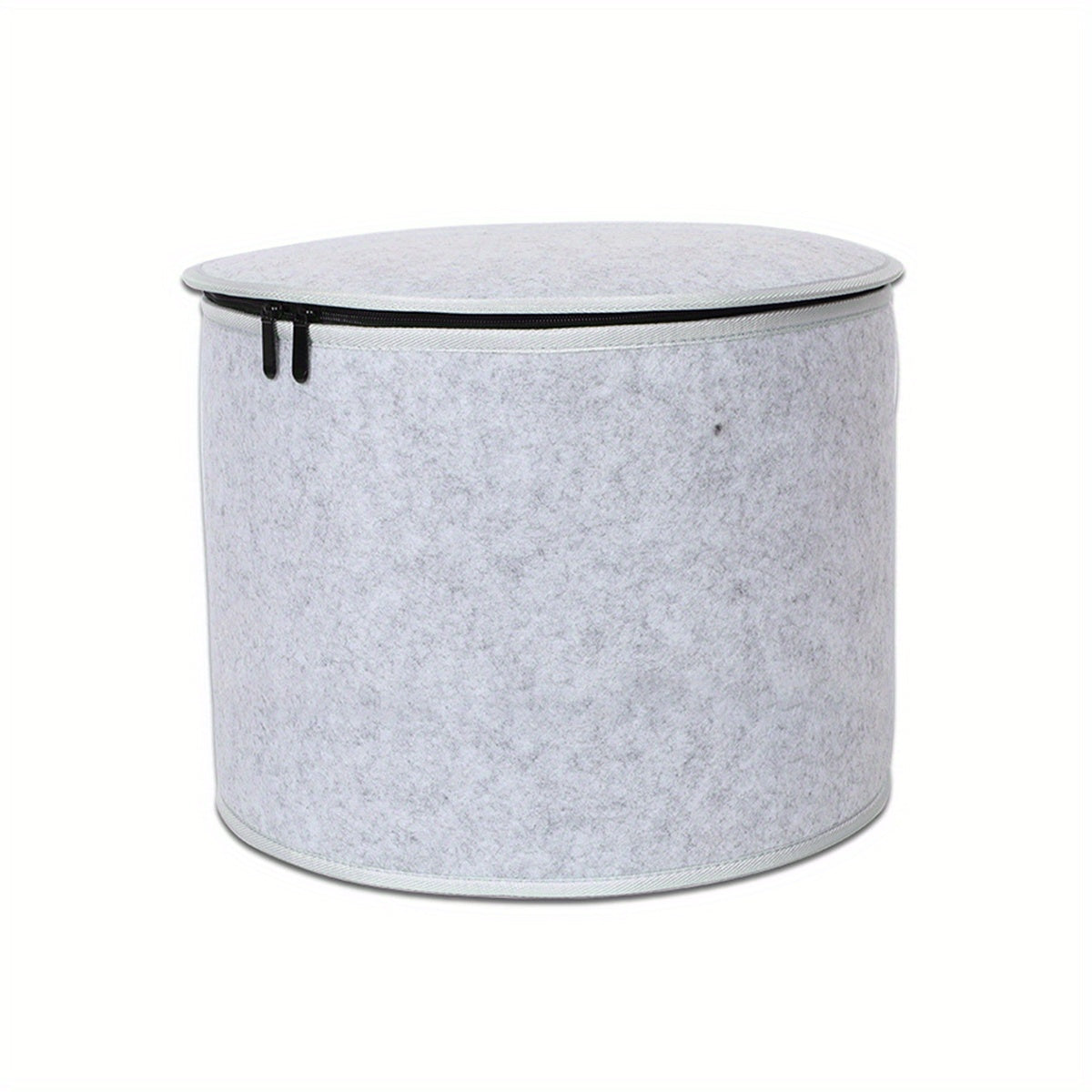 Felt Storage Bucket Round Dustproof Storage Basket Toy Laundry Box
