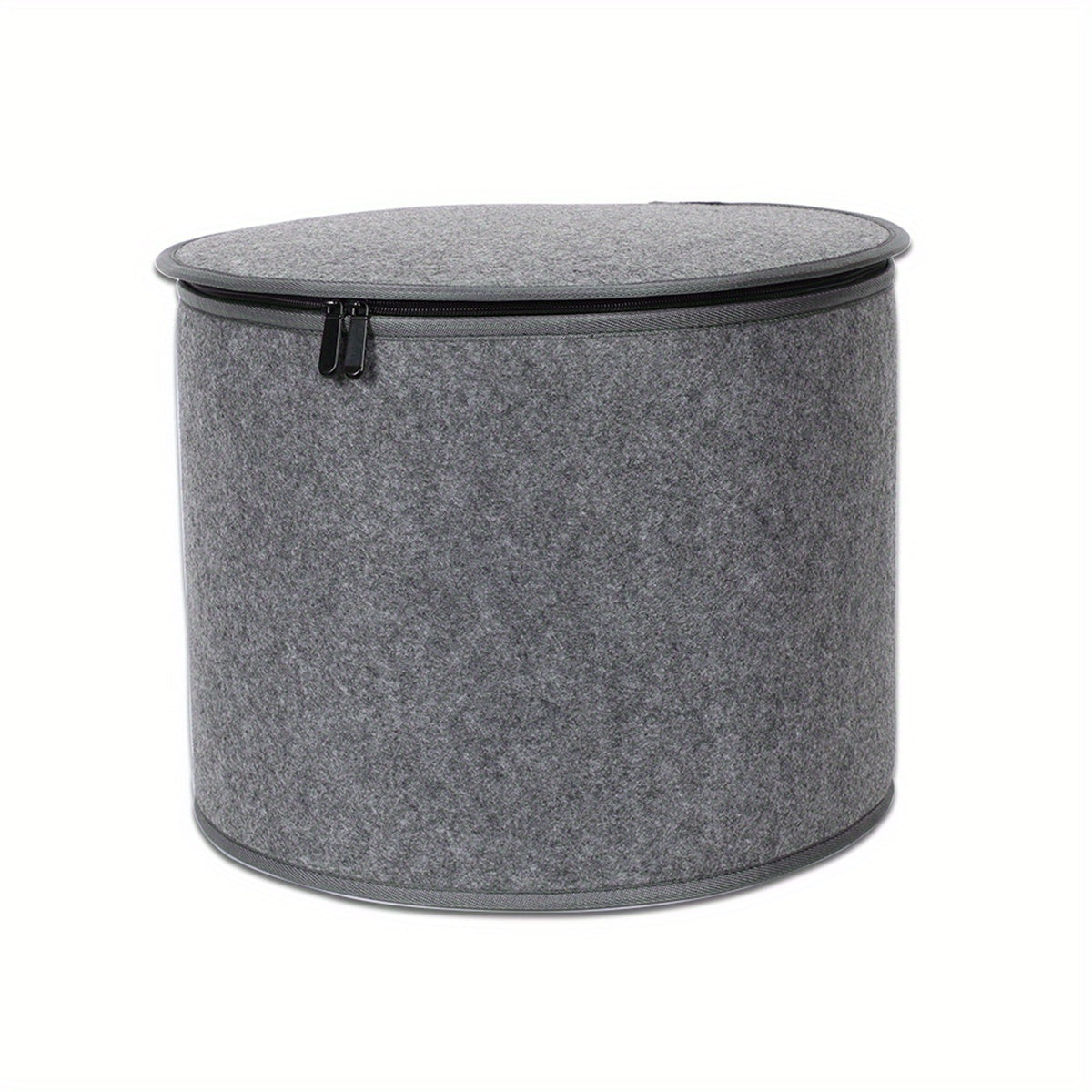 Felt Storage Bucket Round Dustproof Storage Basket Toy Laundry Box