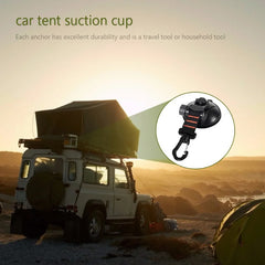 Portable Suction Cup for Car Tent 360&deg; Rotary Buckle for Outdoor Travel