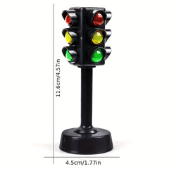 2pcs Traffic Light Toys Mini Signal Light Model Kindergarten Gift