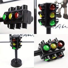 2pcs Traffic Light Toys Mini Signal Light Model Kindergarten Gift