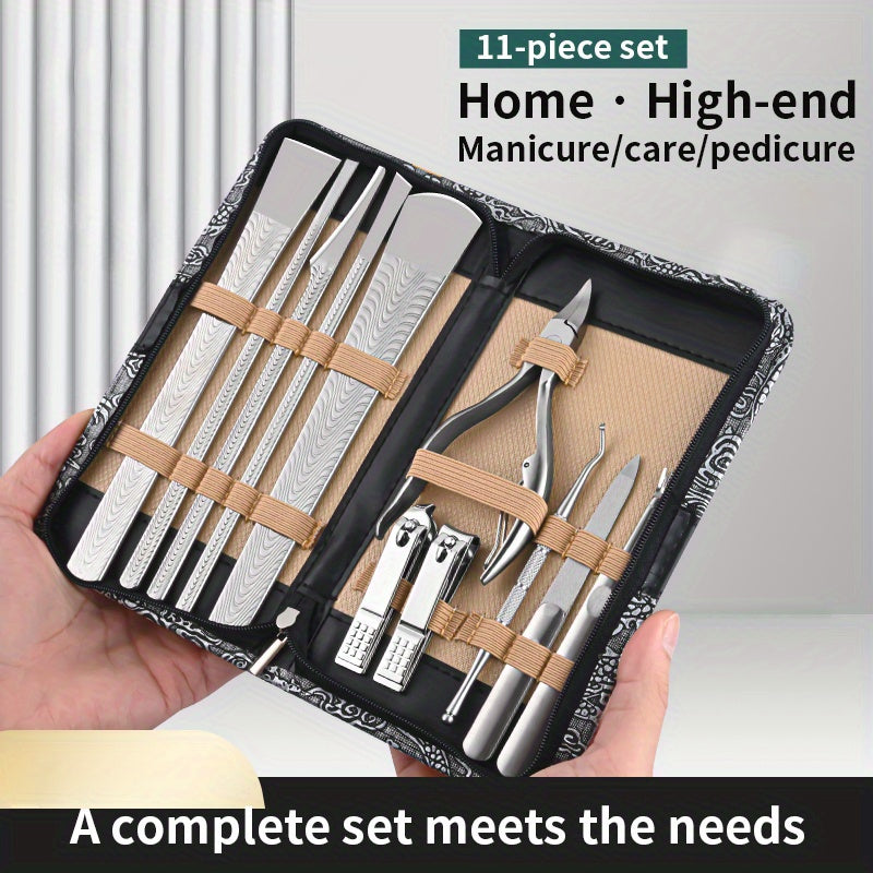 11pcs Nail Clippers Set Manicure & Pedicure