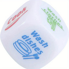 2pcs Housework Distribution Dice Family Gathering Game Dice Game