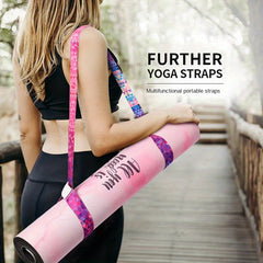 Printed Yoga Mat Storage Strap Colorful Yoga Mat Binding Belt