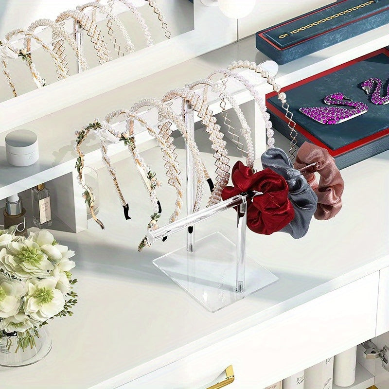 Hair Hoop Display Stand Acrylic Stick Holder