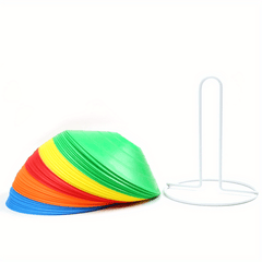 17pcs Set Training Marking Disc Obstacle Cone Basketball Equipment