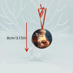 Santa Claus Christmas Tree Blessing DIY Acrylic Pendant