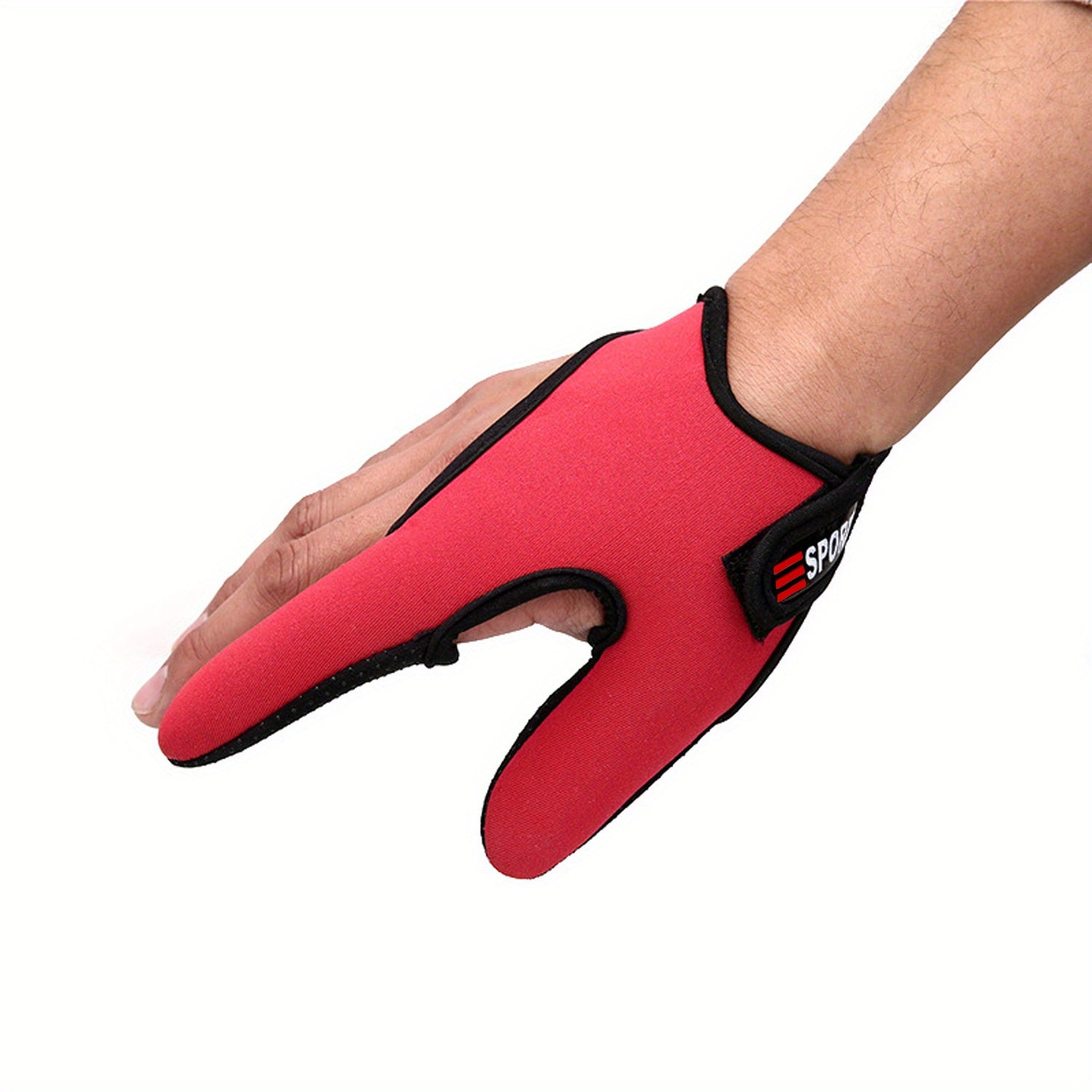 Breathable Anti Slip Fishing Glove with Sun Protection Double Finger