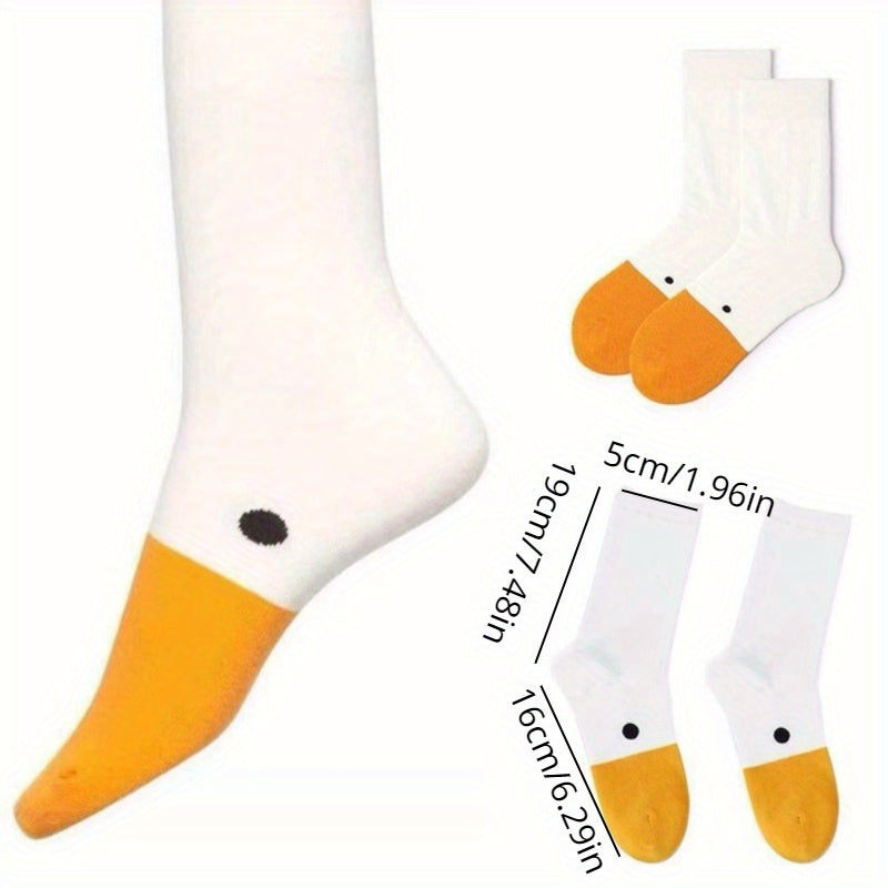 1 Pair Goose Game Socks Animal Funny Unisex Casual Cotton Socks