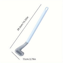 Flexible Silicone Toilet Brush with Long Handle for Easy Cleaning Bathroom