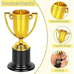 Plastic Trophies 10-16 Cm - 8-24pcs Mini Trophy Awards