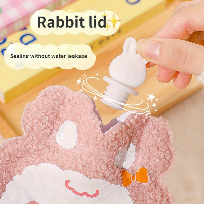 Cartoon Plush Teddy Bear Hot Water Bag Hand Warmer Christmas Gift