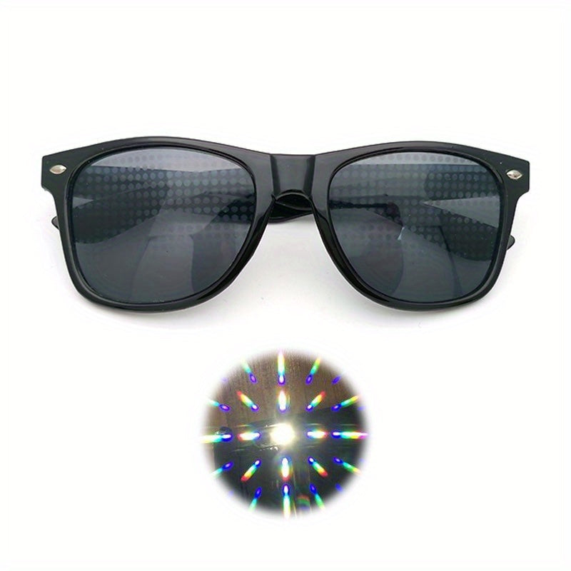 AB Lights Effect Diffraction Glasses Sparkling Halloween Glasses