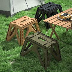 Portable Folding Stool for Fishing Camping Home - Small Plastic Stool