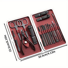 Manicure Set Nail Clipper Cutter Trimmer Home Outdoor 7-18pcs