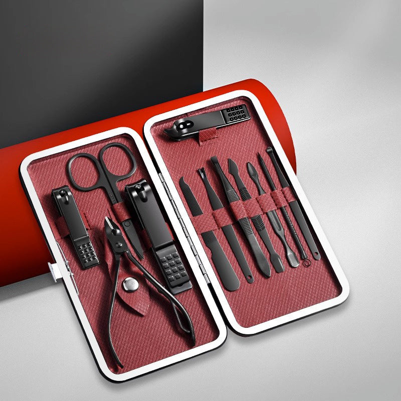 Manicure Set Nail Clipper Cutter Trimmer Home Outdoor 7-18pcs