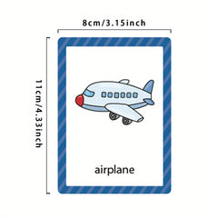 Kids Transportation Learning Cards Educational Toy Cognitive Games Learning Toys
