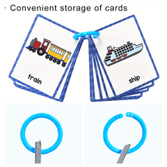 Kids Transportation Learning Cards Educational Toy Cognitive Games Learning Toys