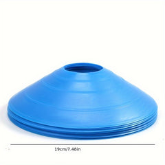 17pcs Football Training Marking Disc Obstacle Marking Cone