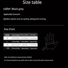 Winter Cycling Gloves Men's Non-slip Touch Screen Reflective Skii