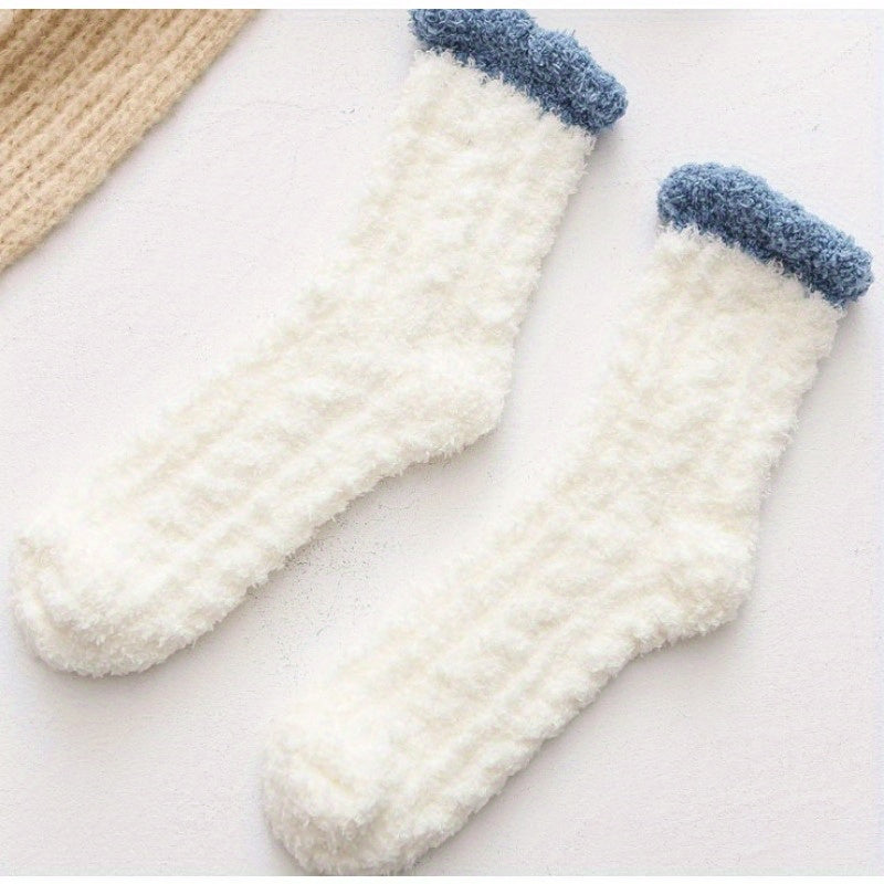 Autumn & Winter Plush Floor Socks Long Sleep Warm Keeping Socks