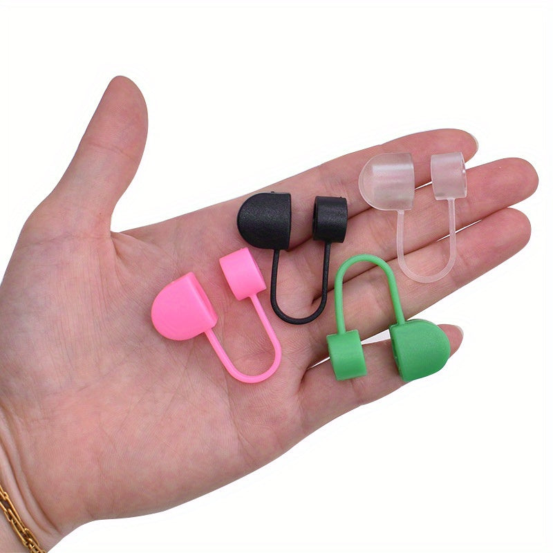 10pcs Dustproof Straw Cap Reusable Straw Plugs Cup Accessories