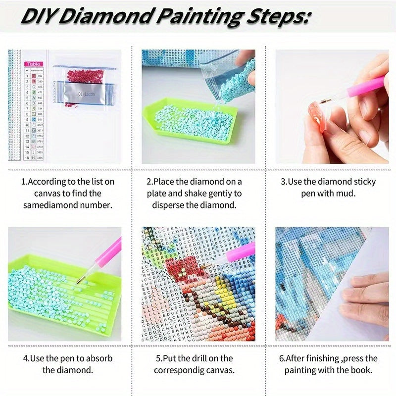 Cats Diamond Painting Kit 5D DIY Diamond Embroidery Set