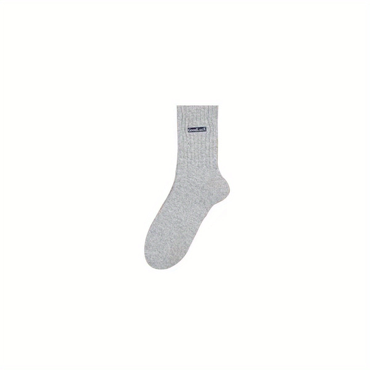 5 Pairs Men's Warm Wool Socks Thermal Cold Proof Crew Socks