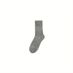 5 Pairs Men's Warm Wool Socks Thermal Cold Proof Crew Socks