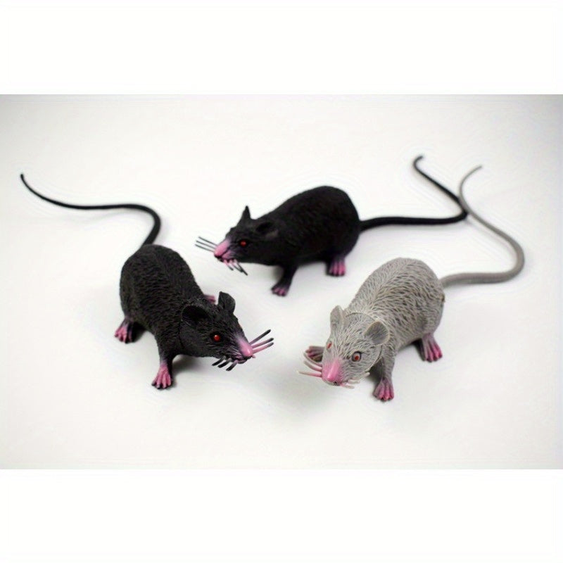 Fancy Gray Mouse Model Toy Prank Hot