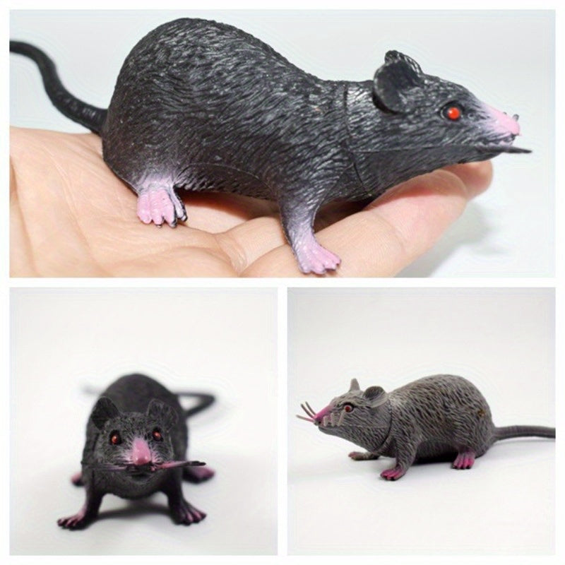 Fancy Gray Mouse Model Toy Prank Hot