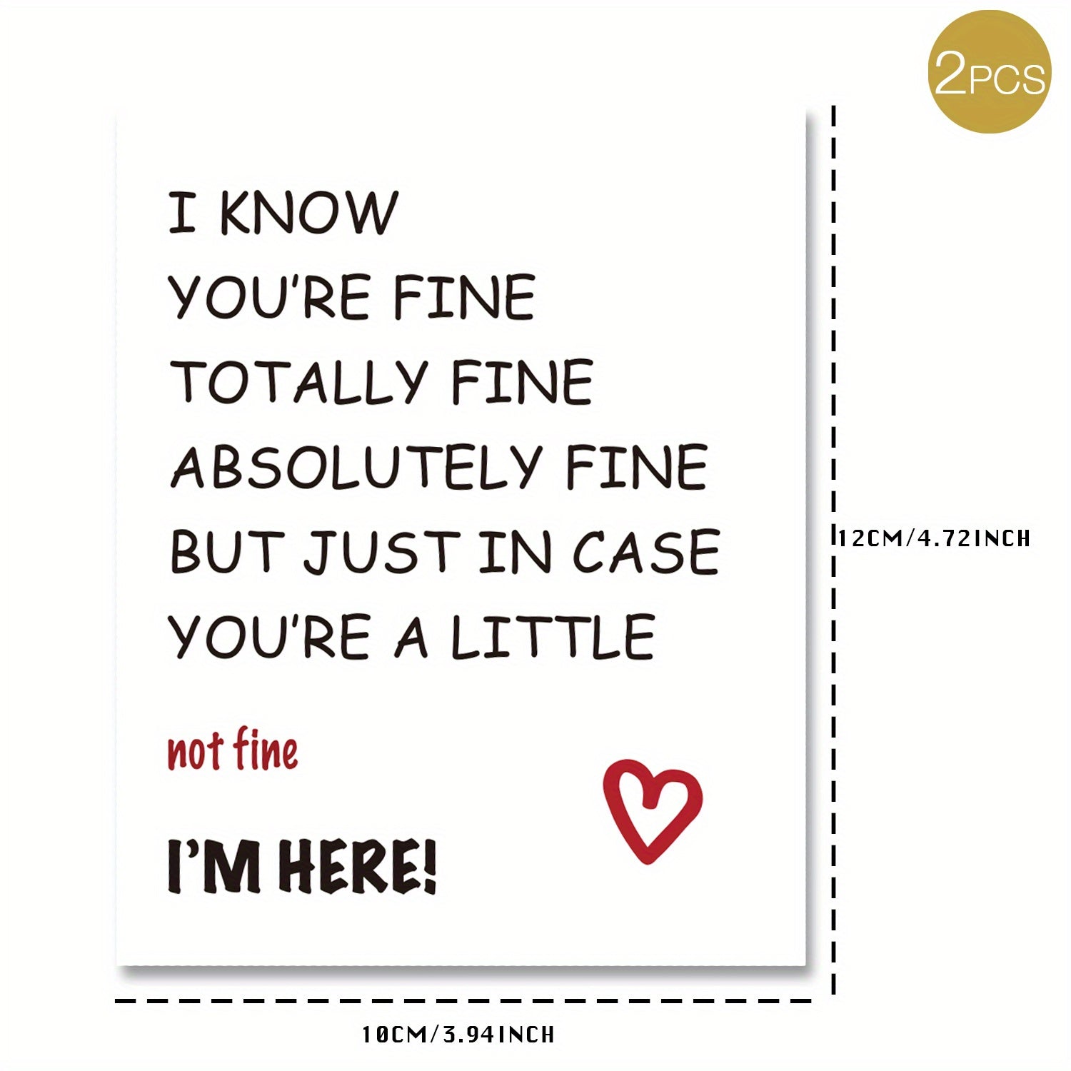 Funny Encouragement Gift Wine Bottle Stickers Set