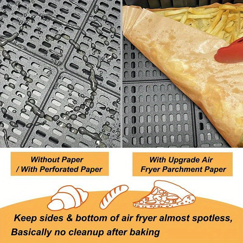 Disposable Air Fryer Baking Paper Liners Non-stick Baking Mat