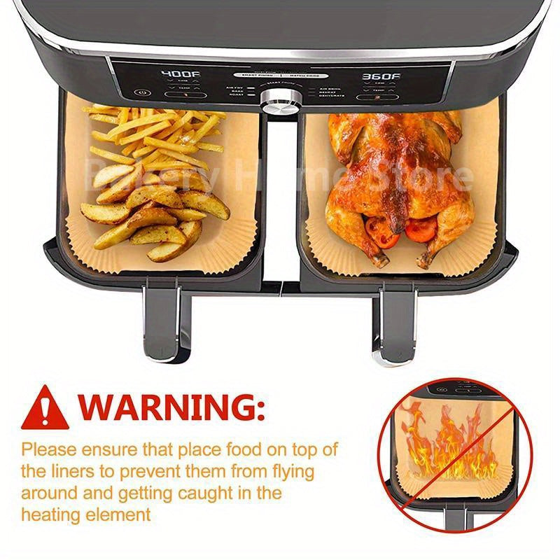 Disposable Air Fryer Baking Paper Liners Non-stick Baking Mat
