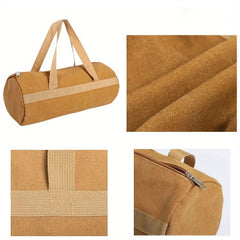 Portable Ground Nail Bag Hammer Tent Ground Nail Wind Rope Canvas Storage Bag
