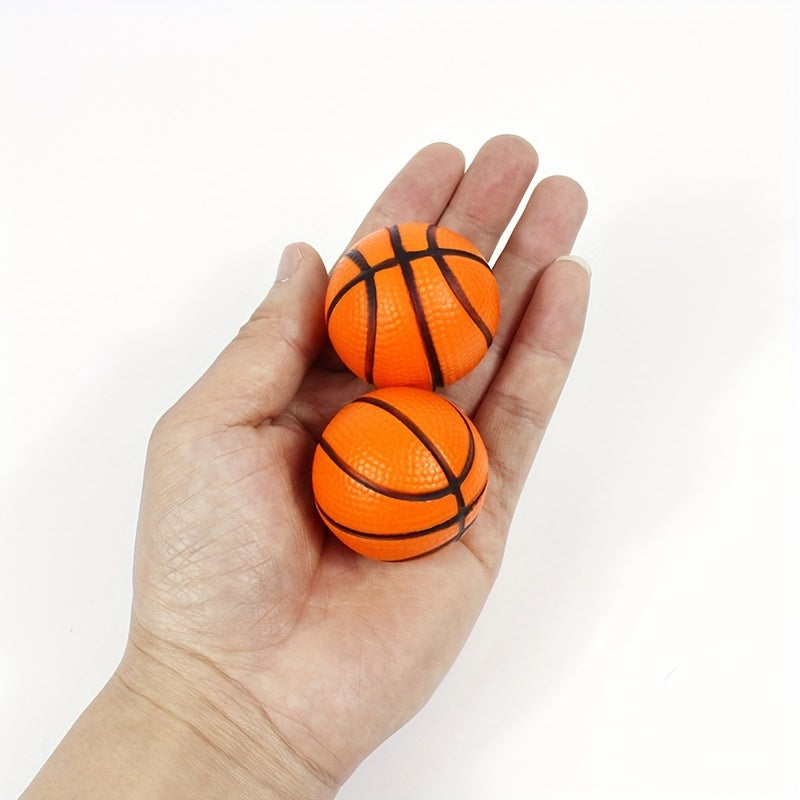 Mini PU Bubble Basketball Solid Hand Pinch Stress Relief Balls