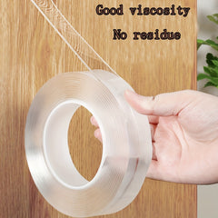 Transparent Double-sided Tape Reusable Strong and Versatile