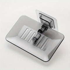 Self-Adhesive Soap Holder Double Layer Soap Sponge Dish