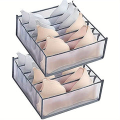 Bra Drawer Organizers 6 Grids Underwear Wardrobe Organizers