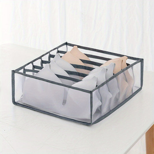 6 Grids Bra Drawer Organizers Underwear Closet Storage Boxes