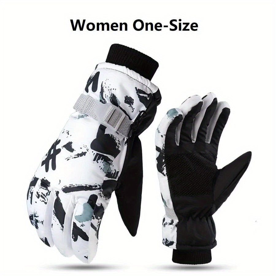 Winter Snowboard Skiing Gloves Unisex Touch Screen Waterproof