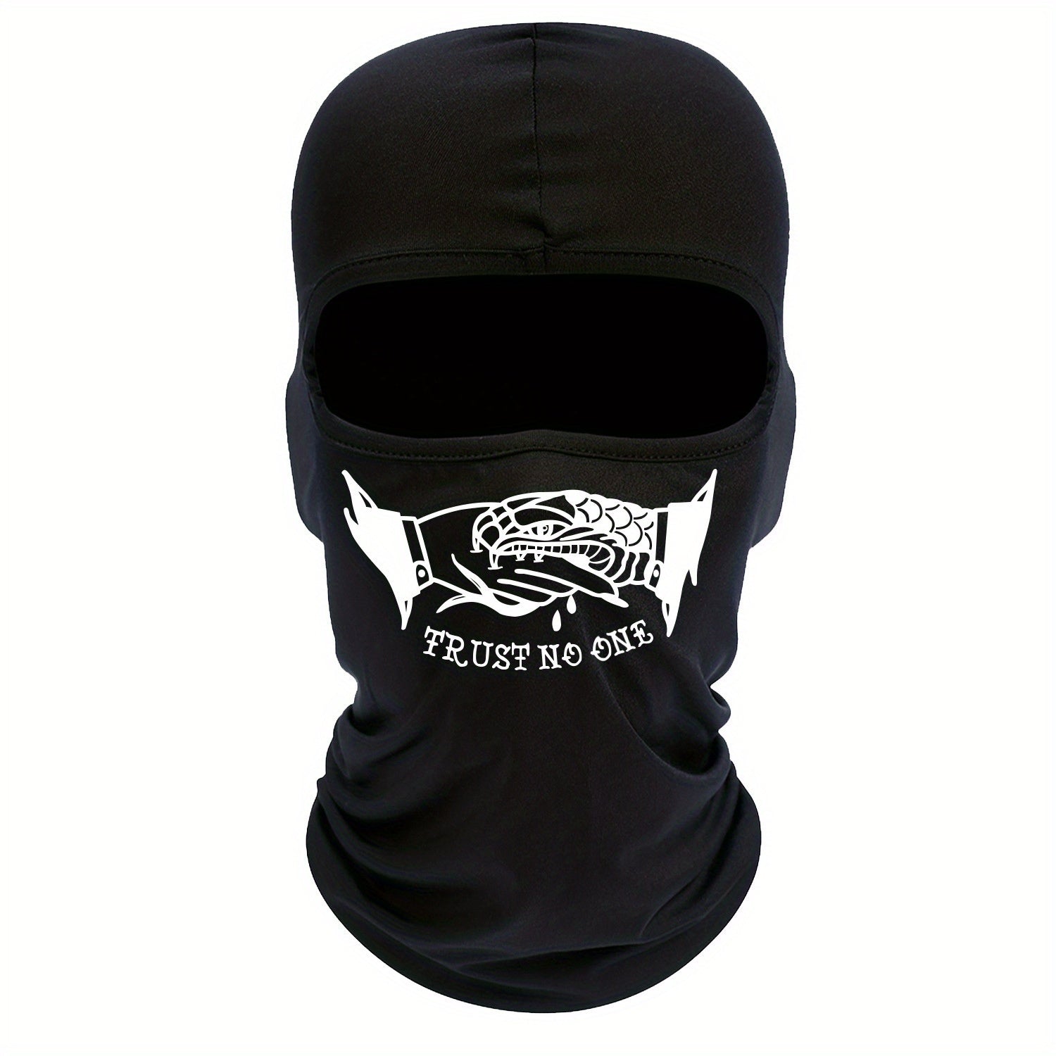 Printed Balaclava Hat Windproof Mask for Outdoor Riding