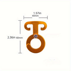 4pcs Aluminum Wind Rope Buckles for Camping