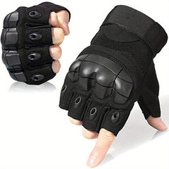 Outdoor Fingerless Gloves for Cycling, Climbing, Hiking - Durable