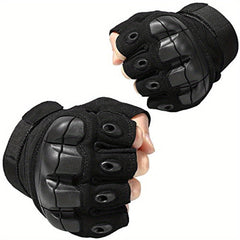 Outdoor Fingerless Gloves for Cycling, Climbing, Hiking - Durable