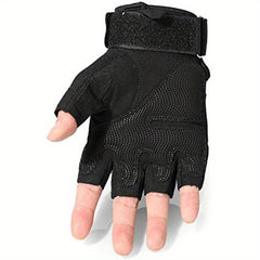 Outdoor Fingerless Gloves for Cycling, Climbing, Hiking - Durable