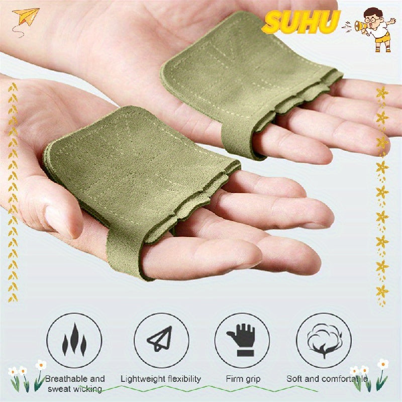 Cowhide Leather Weightlifting Gloves Half Finger Anti-slip Gloves